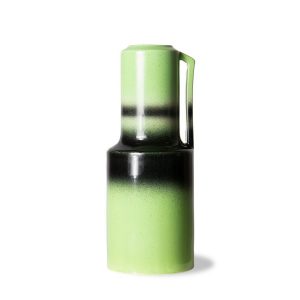 HKLiving the emeralds: ceramic vase green with handle