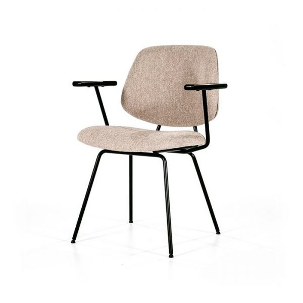 Stoel Lynn met arml - beige