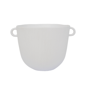 UNC deco pot confit white