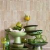 HKLiving The emeralds: ceramic dessert bowl, green - Afbeelding 2