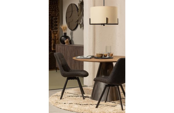 CLEO VLOERKLEED ROND MET STREE - Afbeelding 2