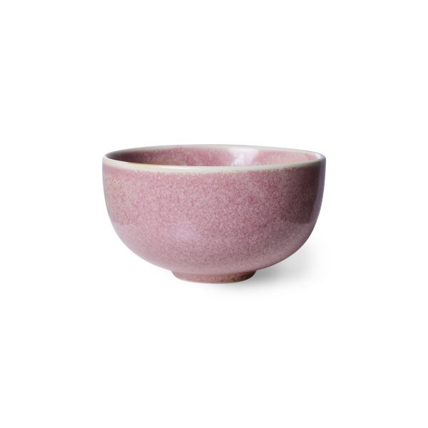 Chef ceramics:bowl,rustic pink