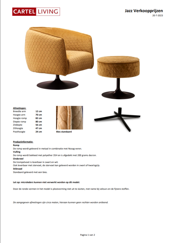 Jazz Fauteuil - Afbeelding 2