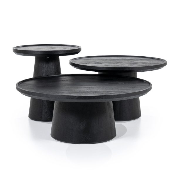Salontafel Ron 66x39 - zwart - Afbeelding 2