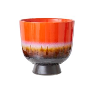 Retro Flower pot Cherry red