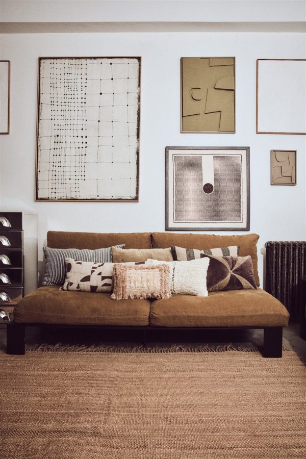 Sierkussen Velvet brown - Afbeelding 4