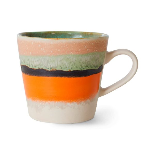 Cappuccino mug Burst 70's