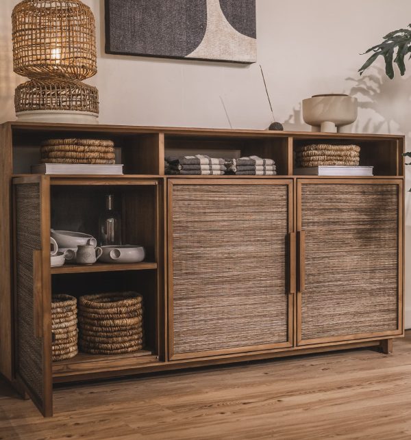 Dressoir Hopper Hoog 3 deuren - Afbeelding 3