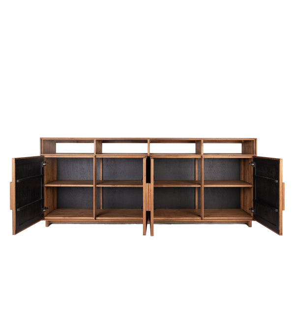 Dressoir Hopper Hoog 4 deuren - Afbeelding 2