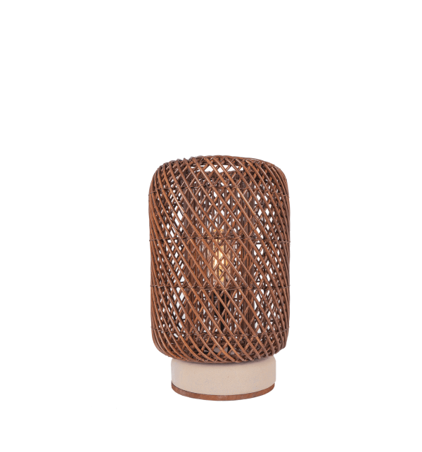 Tafellamp Palma Rattan Bruin - Afbeelding 2