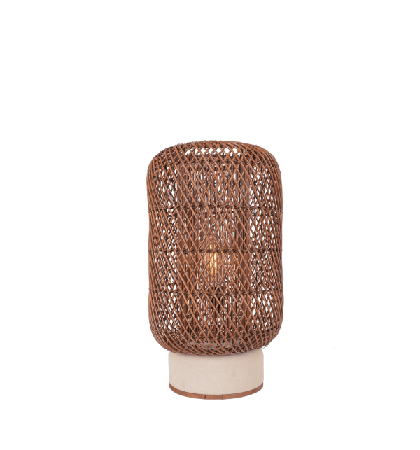 Tafellamp Palma Rattan Bruin - Afbeelding 3