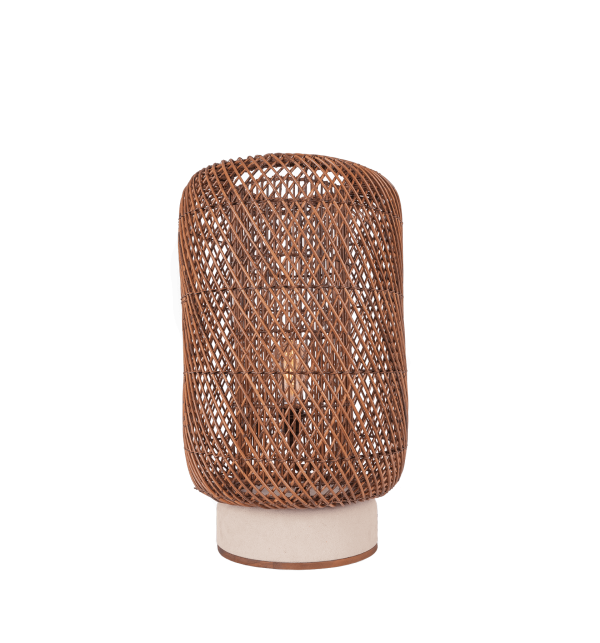 Tafellamp Palma Rattan Bruin - Afbeelding 4