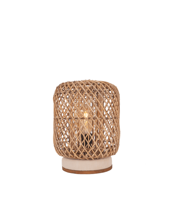 Tafellamp Palma Rattan