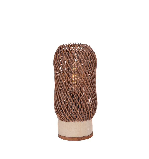 Tafellamp Pole Rattan Bruin - Afbeelding 3