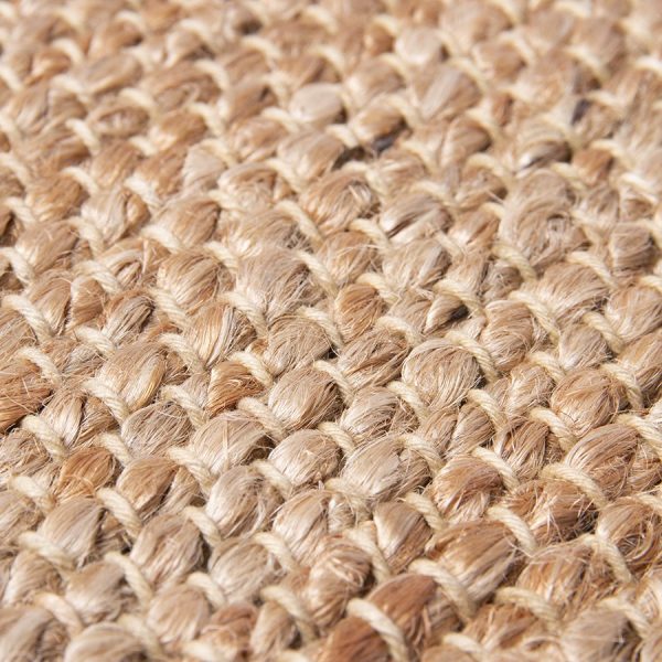 Rug round woven Hemp - Afbeelding 3
