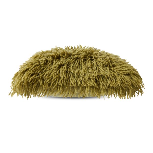 Sierkussen Fluffy Olive - Afbeelding 4