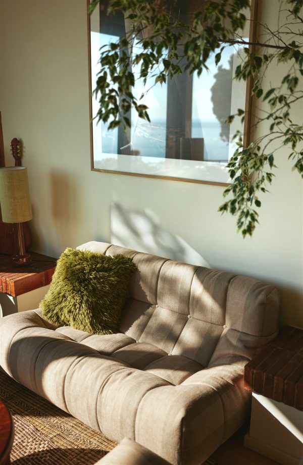 Sierkussen Fluffy Olive - Afbeelding 5