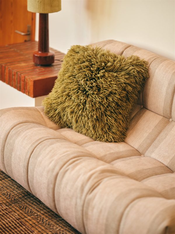 Sierkussen Fluffy Olive - Afbeelding 6