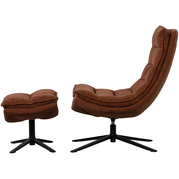 Fauteuil Kube met hocker - Afbeelding 5