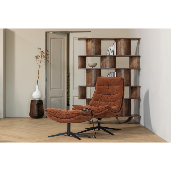 Fauteuil Kube met hocker - Afbeelding 7