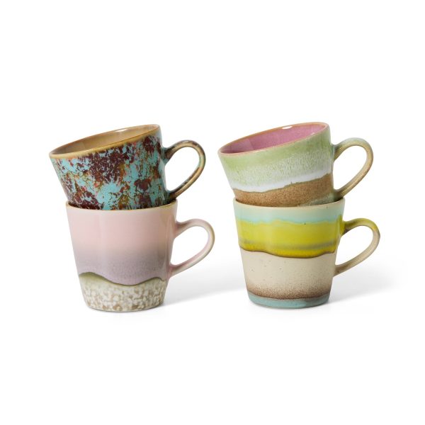 Americano mugs Rococo 70's set