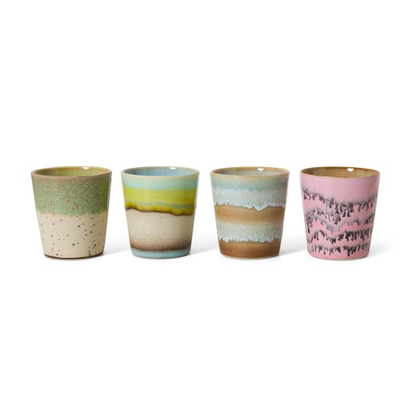 Coffee mugs Pop Art 70's set 4 - Afbeelding 2