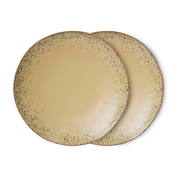 Dinner plates Grit 70's set 2