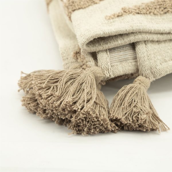 Plaid Majani taupe - Afbeelding 2