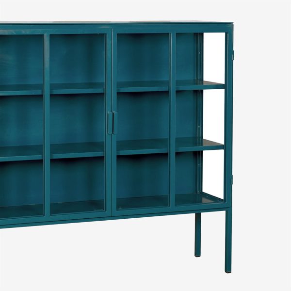 Vitrinekast Kentucky Deep blue - Afbeelding 2