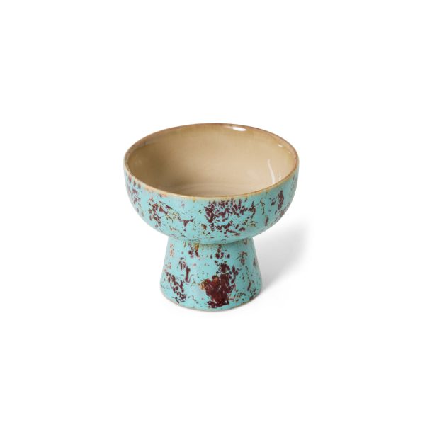 Tapas bowl on base Patina 70's - Afbeelding 2