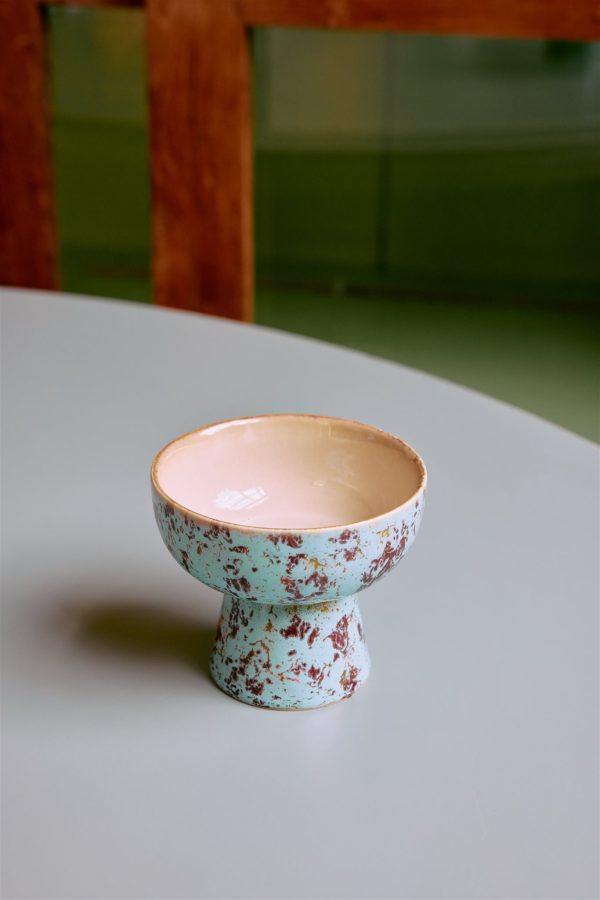 Tapas bowl on base Patina 70's - Afbeelding 3