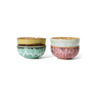 Xs bowls Modernist 70's set 4