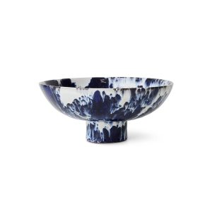 Bowl on base Indigo