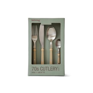 Cutlery Set Olive