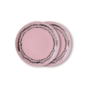 Dessert plates Bubble 70's set