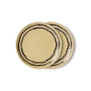 Dessert plates Vanilla 70's