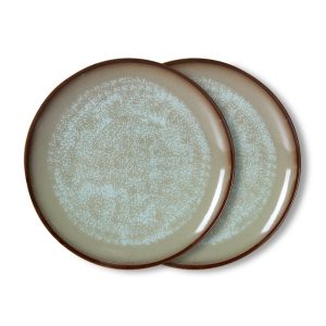 Dinner plates Contrast set 2