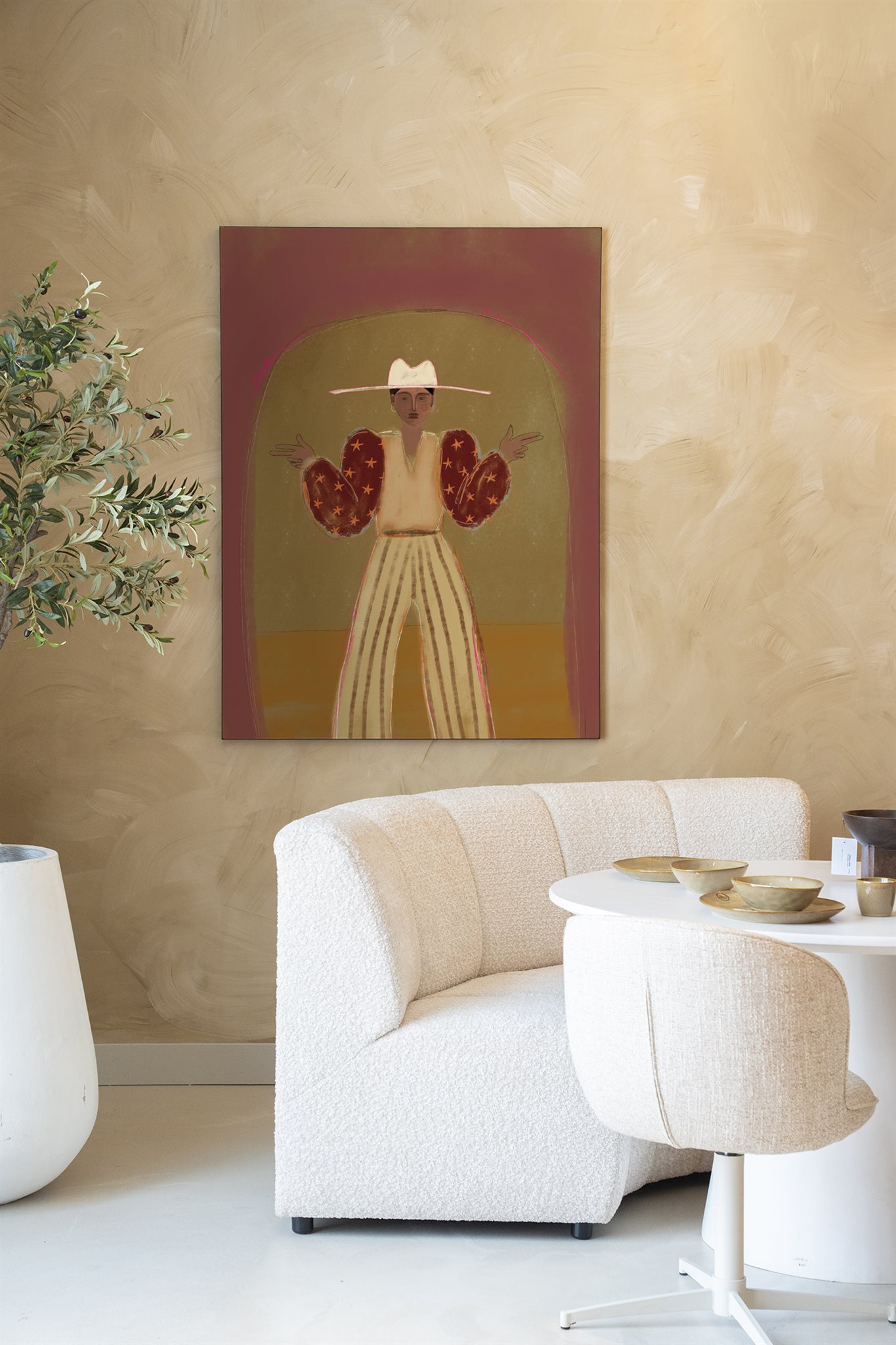 Artwork Pieuw Pieuw Burgundy - Afbeelding 3