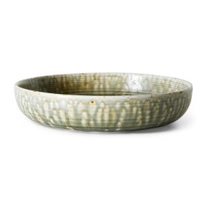 Chef deep plate L rustic green
