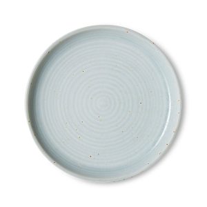 Chef side plate, soft blue