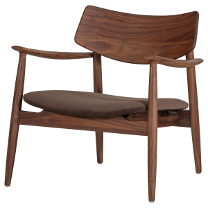 Fauteuil Bask Walnoothout