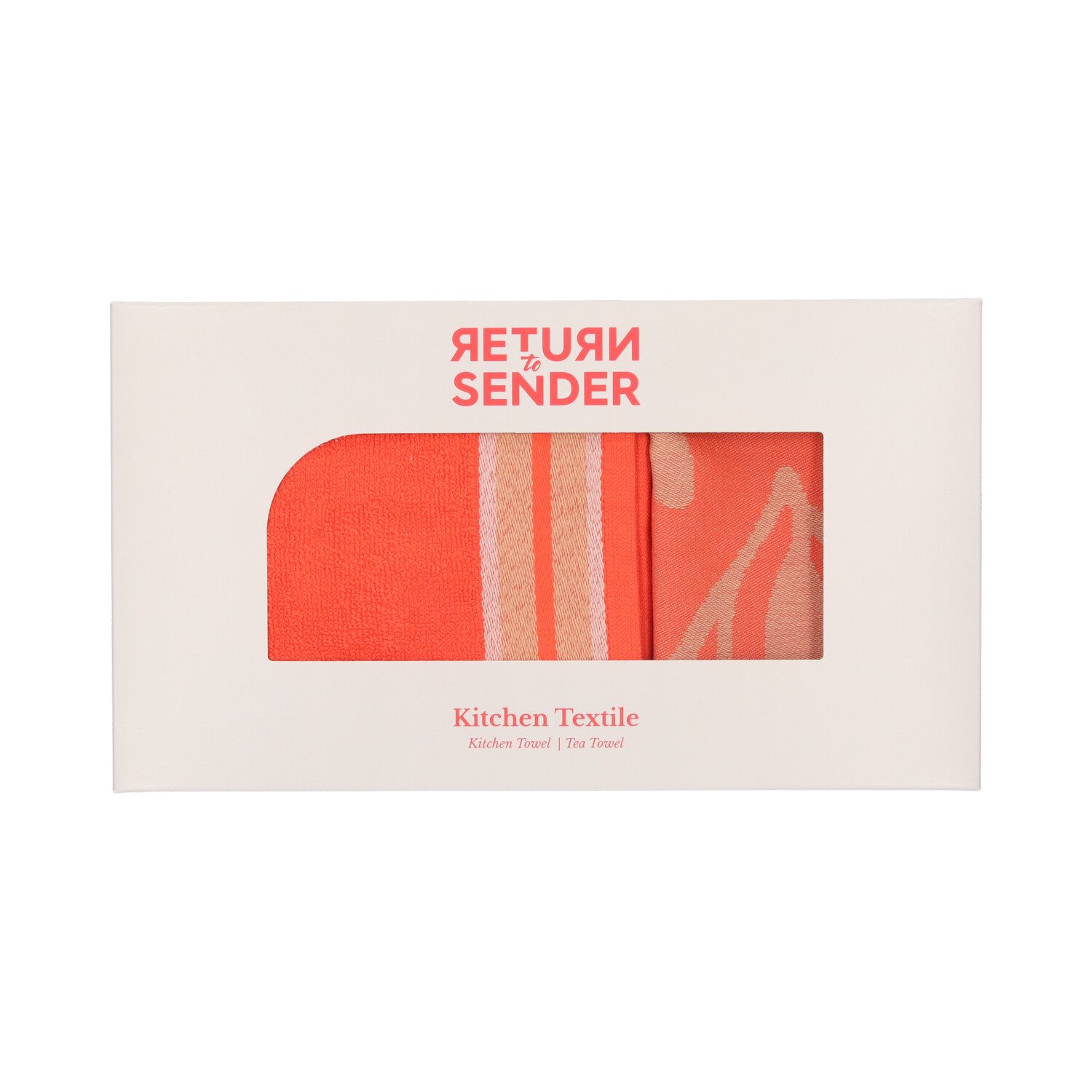 Giftset Keukentextiel Coral